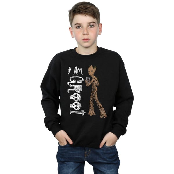 Marvel Boys Avengers Infinity War I Am Teenage Groot Sweatshirt
