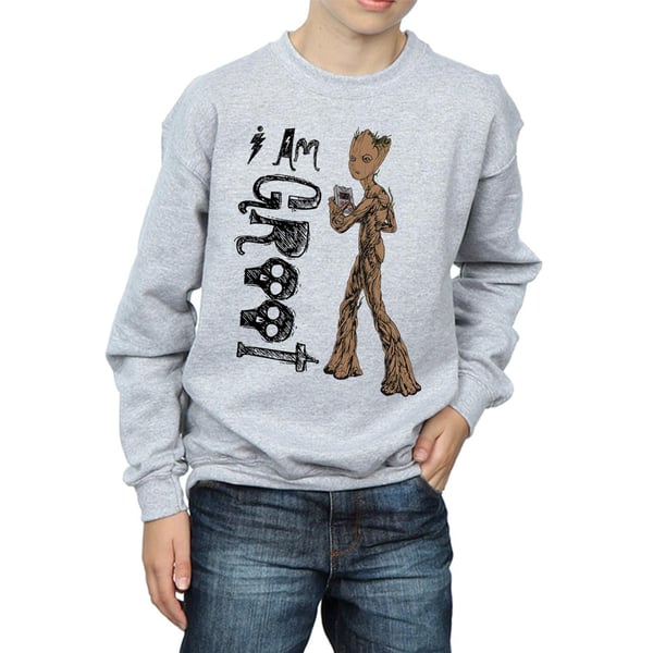 Marvel Boys Avengers Infinity War I Am Teenage Groot Sweatshirt