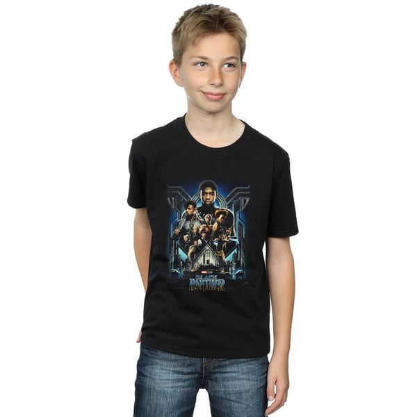 Black Panther Boys Movie Poster Cotton T-Shirt