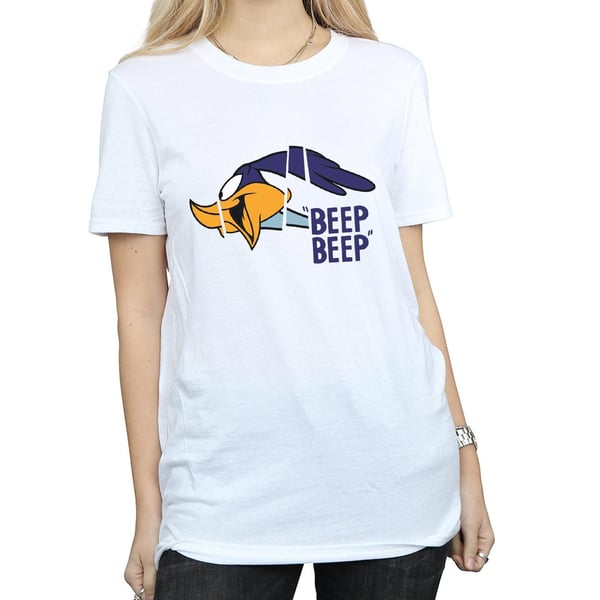 Looney Tunes Womens/Ladies Beep Beep Road Runner Cotton Boyfriend T-Shirt
