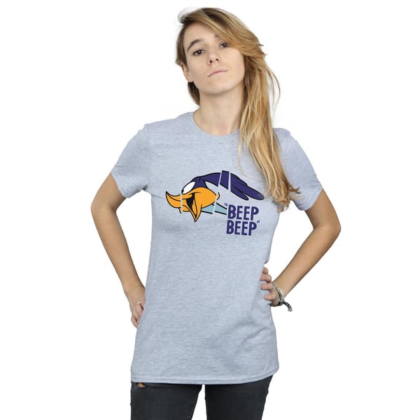 Looney Tunes Womens/Ladies Beep Beep Road Runner Cotton Boyfriend T-Shirt