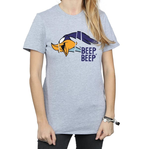 Looney Tunes Womens/Ladies Beep Beep Road Runner Cotton Boyfriend T-Shirt