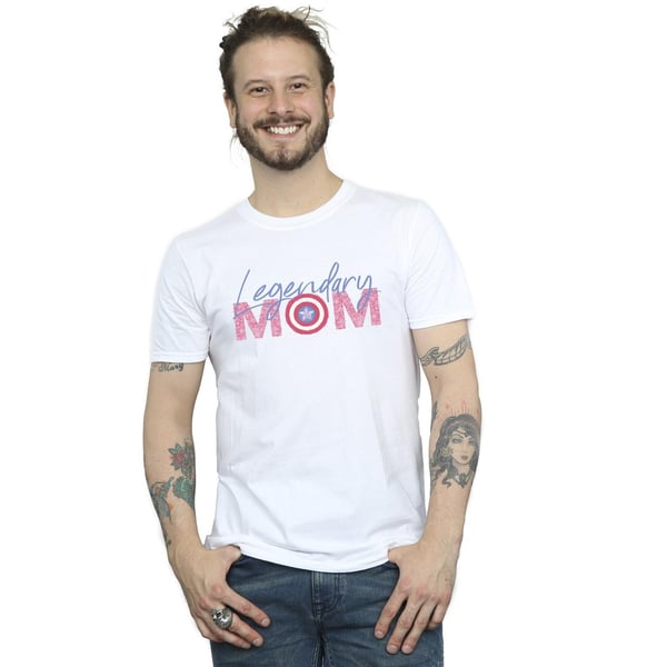 Marvel Mens Avengers Captain America Mum T-Shirt