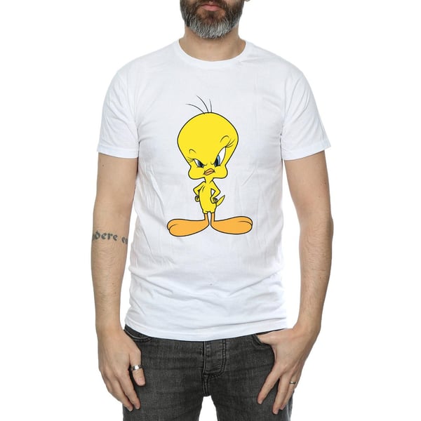 Looney Tunes Mens Angry Tweety Cotton T-Shirt