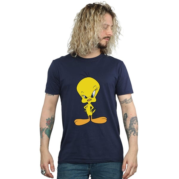 Looney Tunes Mens Angry Tweety Cotton T-Shirt