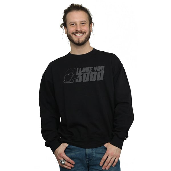 Marvel Mens Avengers Endgame I Love You 3000 Helmet Sweatshirt