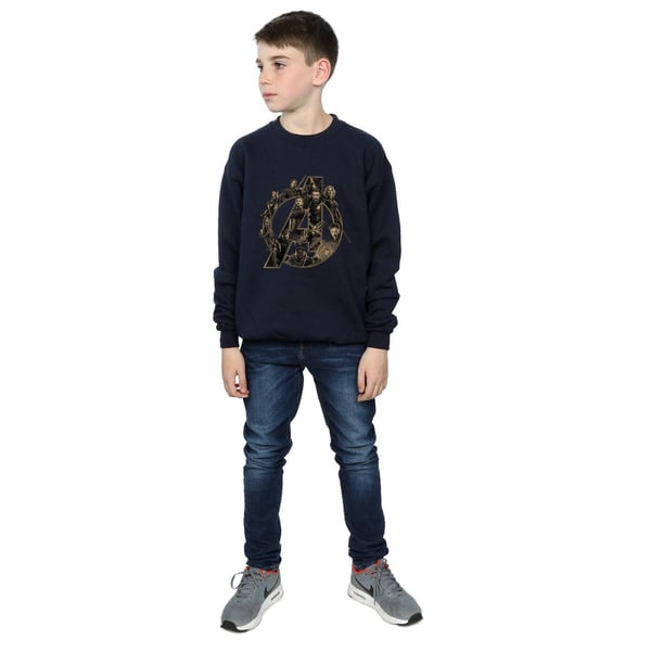 Marvel Boys Avengers Infinity War Marvel-logo collegepaita