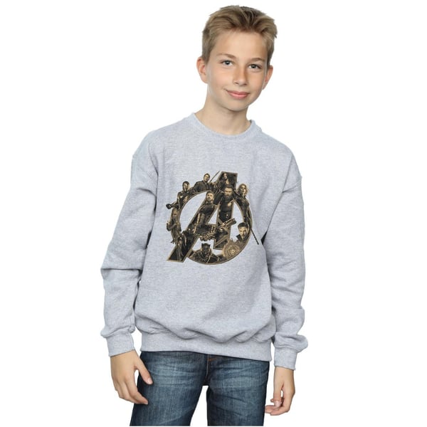 Marvel Boys Avengers Infinity War Marvel-logo collegepaita