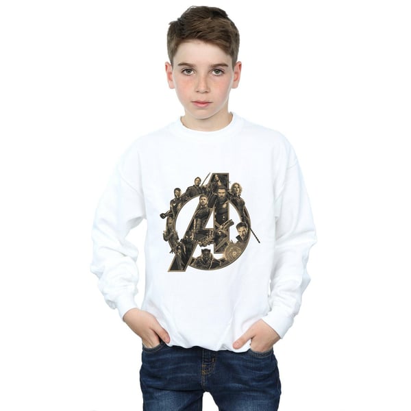 Marvel Boys Avengers Infinity War Marvel-logo collegepaita