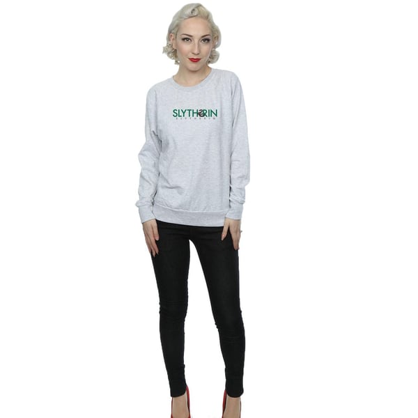 Harry Potter Womens/Ladies Slytherin Text Sweatshirt