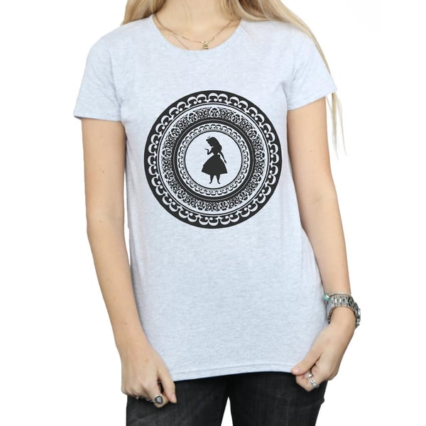 Disney Womens/Ladies Alice In Wonderland Circle Cotton T-Shirt