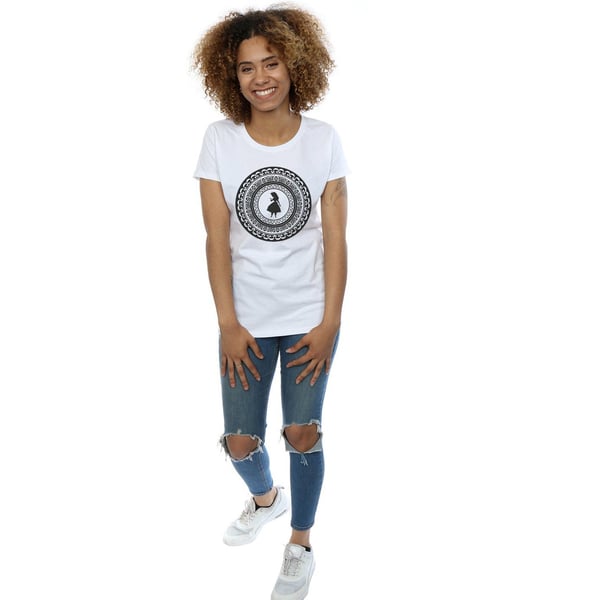 Disney Womens/Ladies Alice In Wonderland Circle Cotton T-Shirt