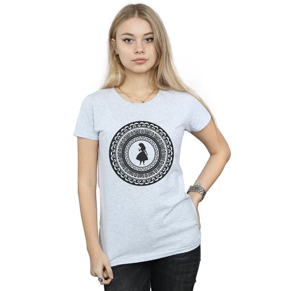 Disney Womens/Ladies Alice In Wonderland Circle Cotton T-Shirt