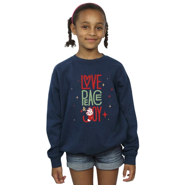 Disney Girls The Aristocats Marie Love Peace Joy Sweatshirt