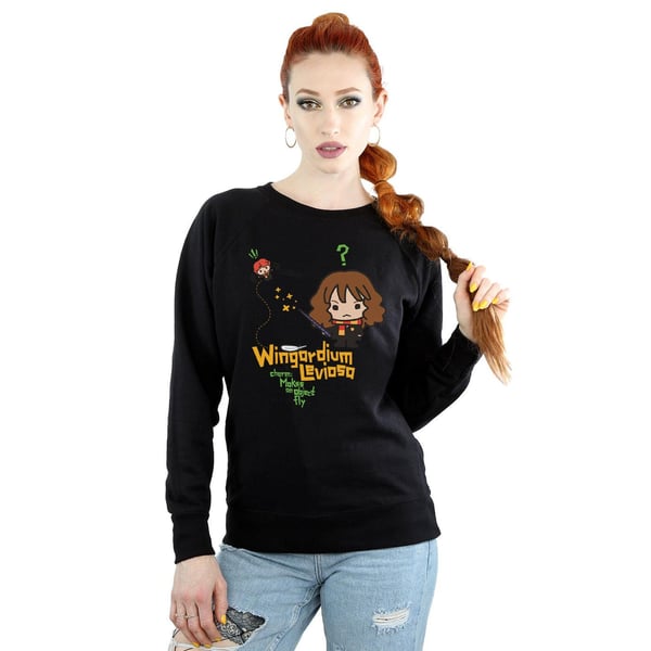 Harry Potter Womens/Ladies Hermione Granger Wingardium Leviosa Junior Sweatshirt