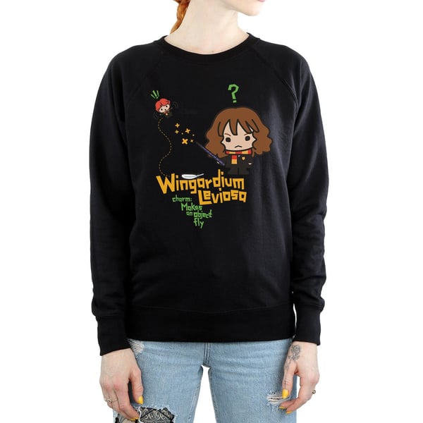 Harry Potter Womens/Ladies Hermione Granger Wingardium Leviosa Junior Sweatshirt