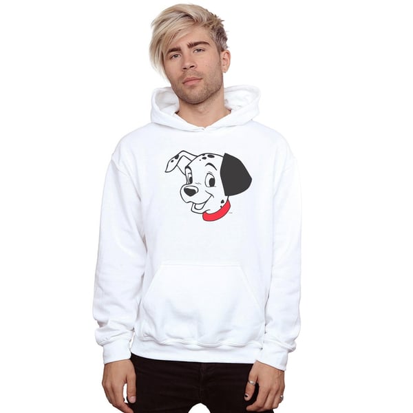 Disney Mens 101 Dalmatians Dalmatian Head Hoodie