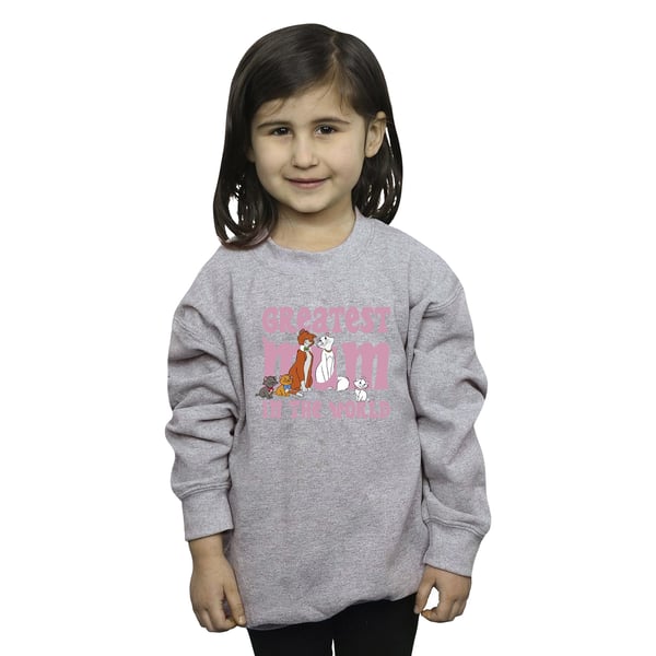 Disney Girls The Aristocats Greatest Mum Sweatshirt