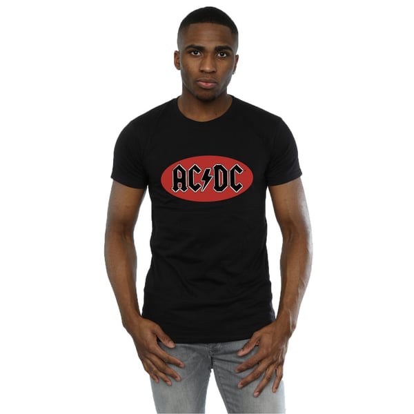 AC/DC Mens Red Circle Logo T-Shirt