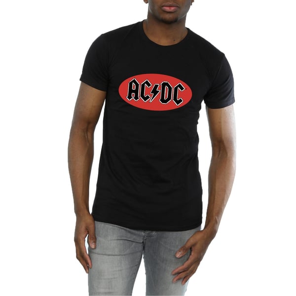 AC/DC Mens Red Circle Logo T-Shirt