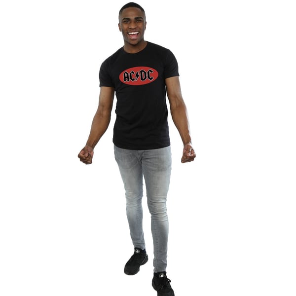 AC/DC Mens Red Circle Logo T-Shirt