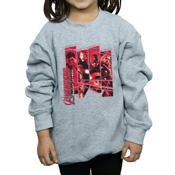 Marvel Girls Avengers Team Collage Sweatshirt