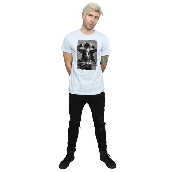 AC/DC Mens Angus Young Distressed Photo T-Shirt