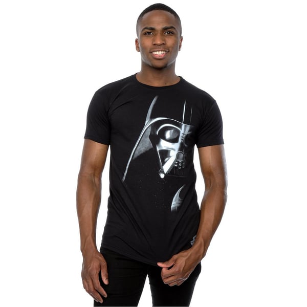 Star Wars Mens Darth Vader Face Cotton T-Shirt
