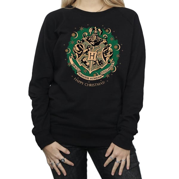 Harry Potter Womens/Ladies Christmas Wreath Sweatshirt
