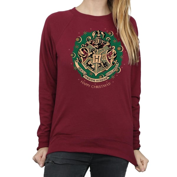 Harry Potter Womens/Ladies Christmas Wreath Sweatshirt