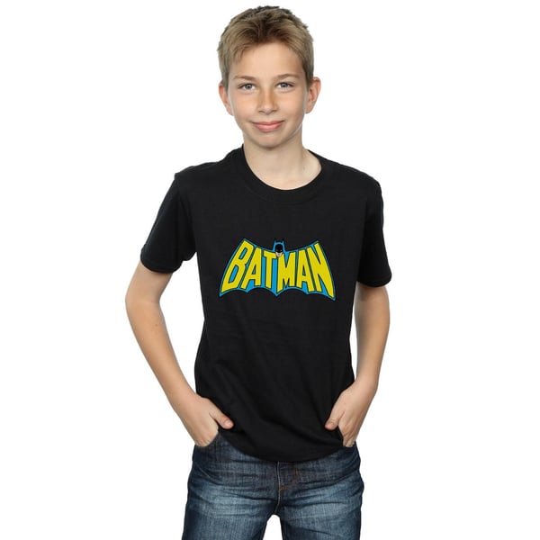 Batman Boys Retro Logo Cotton T-Shirt
