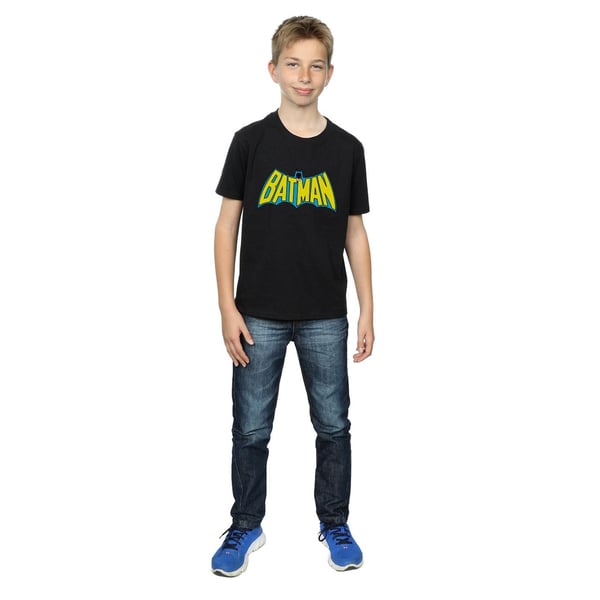 Batman Boys Retro Logo Cotton T-Shirt