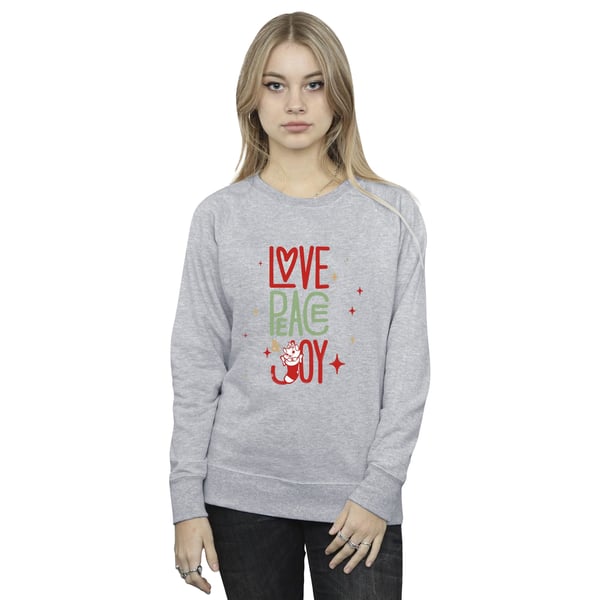 Disney Womens/Ladies The Aristocats Marie Love Peace Joy Sweatshirt