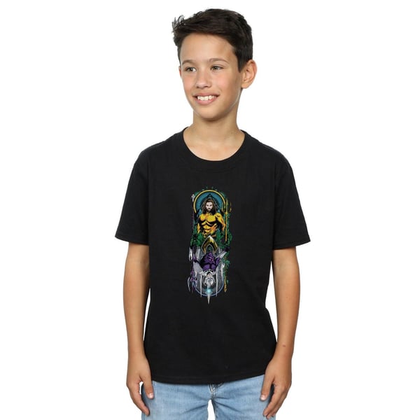 DC Comics Boys Aquaman Ocean Master T-Shirt