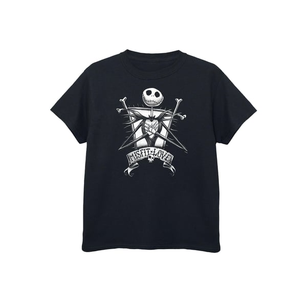 Nightmare Before Christmas Boys Misfit Love Jack Skellington Cotton T-Shirt