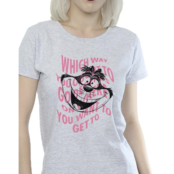 Disney Womens/Ladies Alice In Wonderland Chesire Cat Cotton T-Shirt