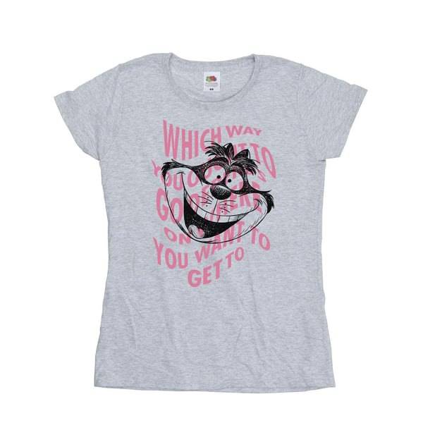 Disney Womens/Ladies Alice In Wonderland Chesire Cat Cotton T-Shirt