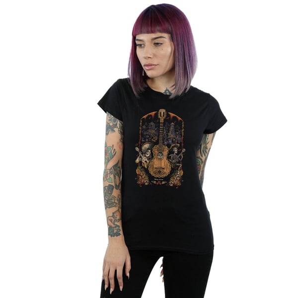 Coco Dam/Dam Poster Gitarr T-Shirt i Bomull