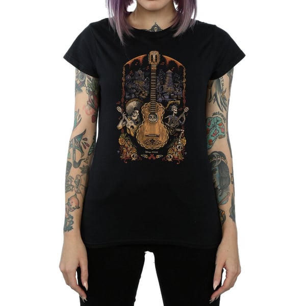 Coco Dam/Dam Poster Gitarr T-Shirt i Bomull