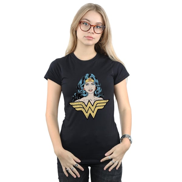 Wonder Woman Womens/Ladies Gaze Cotton T-Shirt