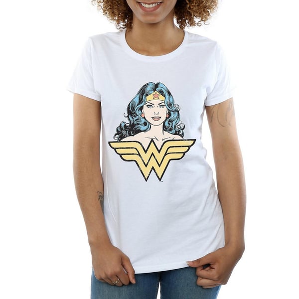 Wonder Woman Womens/Ladies Gaze Cotton T-Shirt