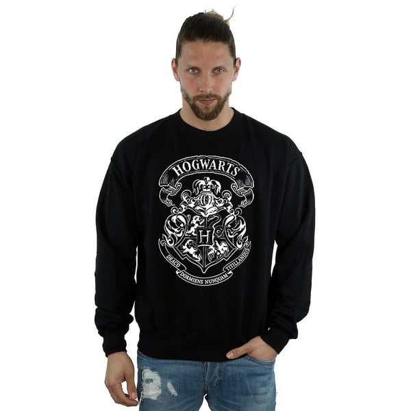 Harry Potter Mens Hogwarts Crest Cotton Sweatshirt