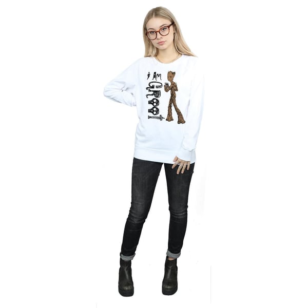 Marvel Womens/Ladies Avengers Infinity War I Am Teenage Groot Sweatshirt
