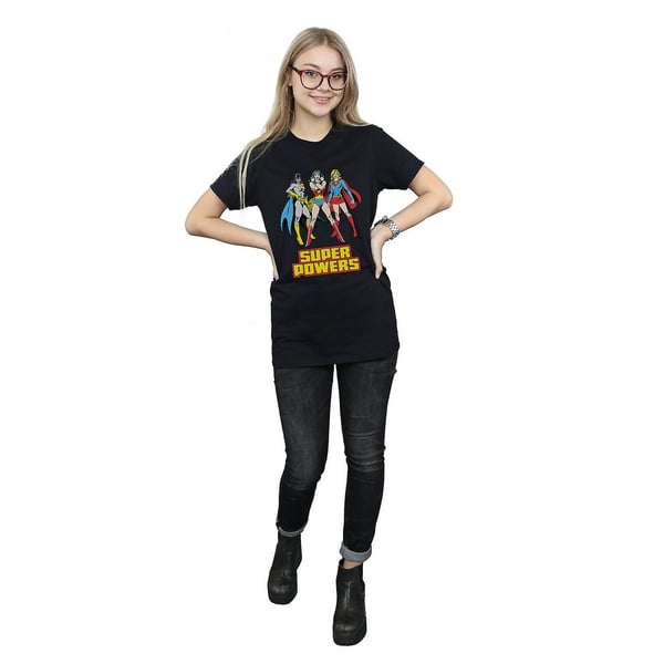 DC Super Hero Girls Womens/Ladies Super Power Group Cotton Boyfriend T-Shirt