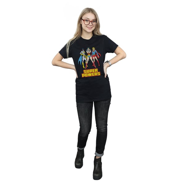 DC Super Hero Girls Womens/Ladies Super Power Group Cotton Boyfriend T-Shirt