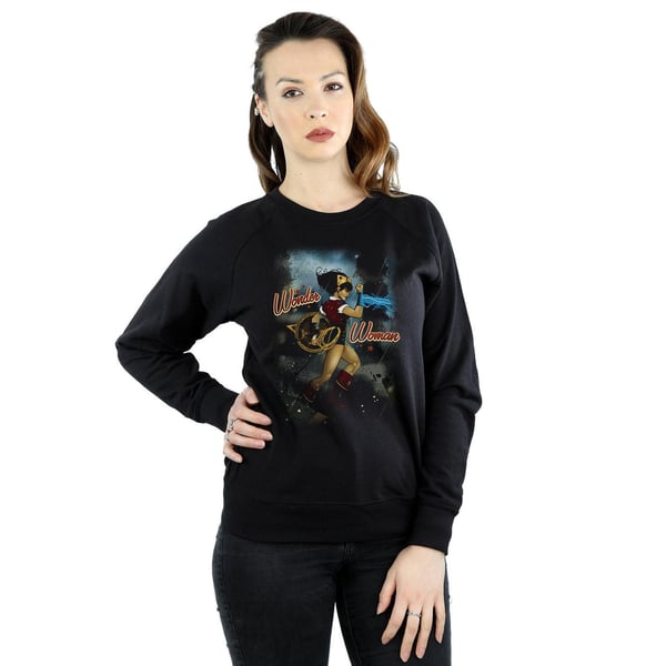 DC Comics Womens/Ladies Wonder Woman Bombshell Cover Sweatshirt