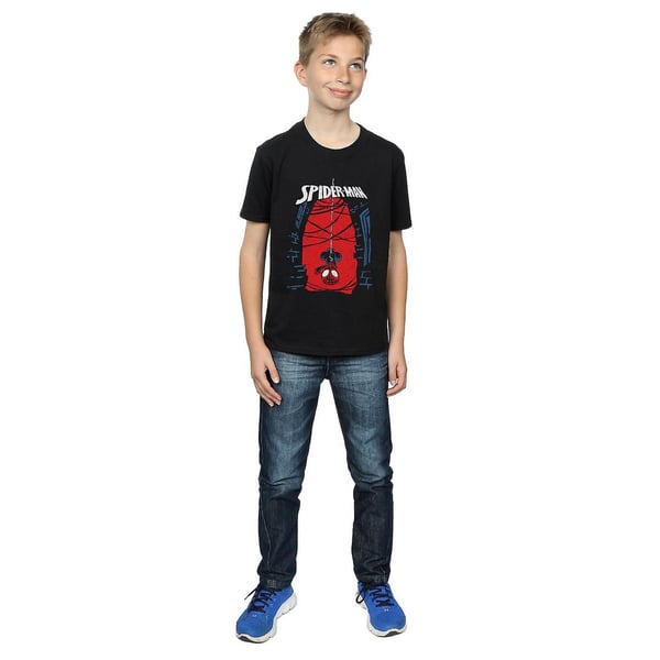 Spider-Man Boys Hanging Cotton T-Shirt
