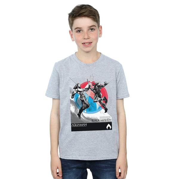 DC Comics Boys Aquaman Vs Black Manta T-Shirt