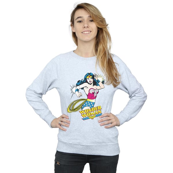 Wonder Woman Womens/Ladies Lasso Cotton Sweatshirt