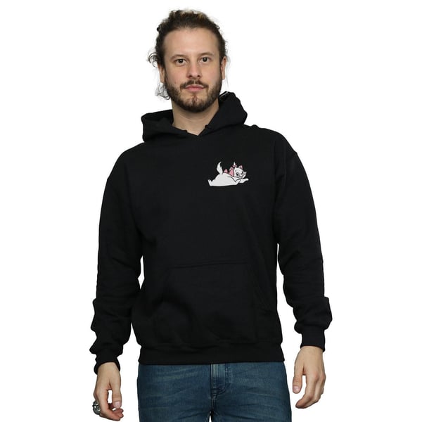 Disney Mens Aristocats Marie Sweet Backside Breast Print Hoodie